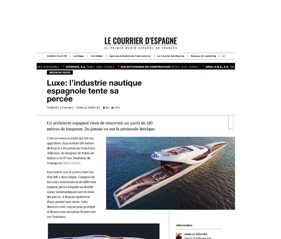 yacht design, naval architecture, superyachts, exterior design, interior design, ivan salas jefferson, iddes yachts, shipyard