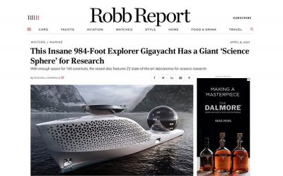 This Insane 984-Foot Explorer Gigayacht Has a Giant âScience Sphereâ for Research