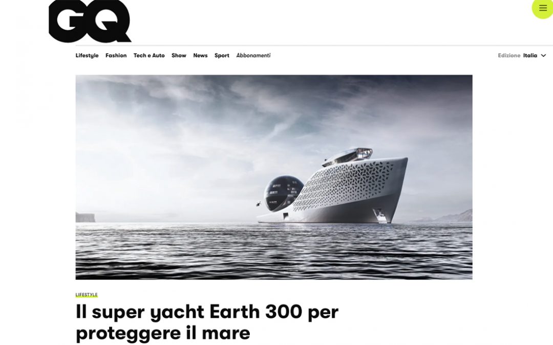 Il super yacht Earth 300 per proteggere il mare